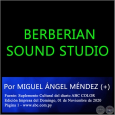  BERBERIAN SOUND STUDIO - Por MIGUEL ÁNGEL MÉNDEZ (+) - Domingo, 01 de Noviembre de 2020